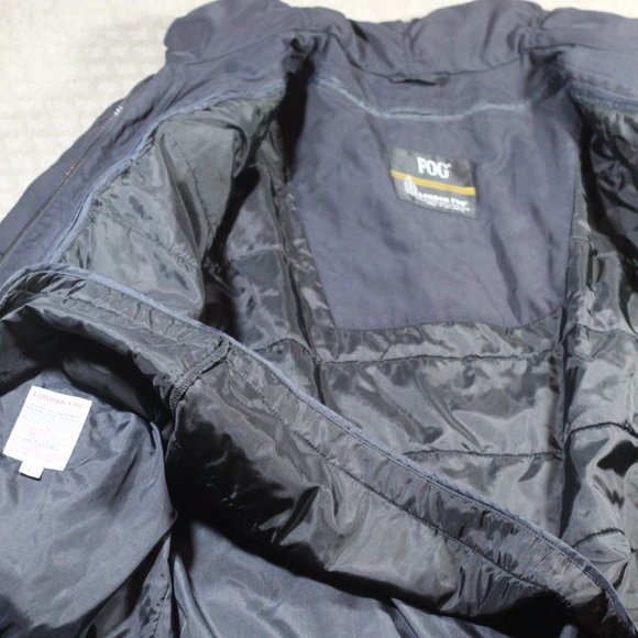 Vintage 80's London Fog Navy Coat with Removable Liner - Picture 4 of 9